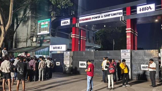 Family members and friends of workers have been waiting outside for information on their loved ones.