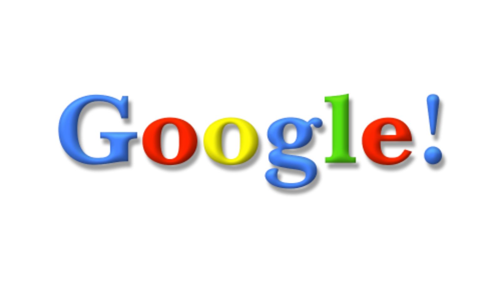 The first-ever logo of Google from 1998 instantly transports one to the '90s era. (Image: Google)