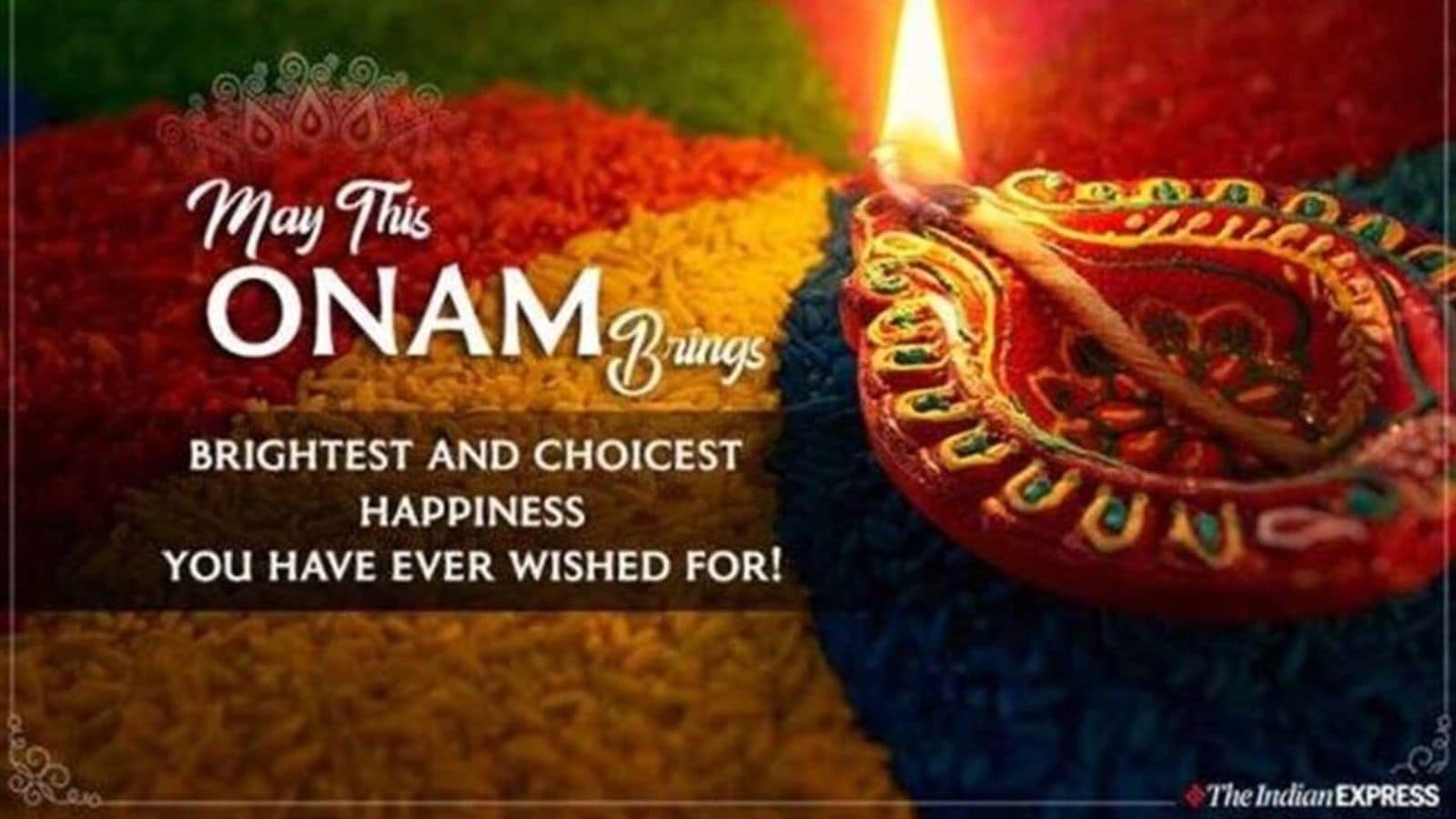 Wishing you a colorful and joyous Onam filled with love and laughter!