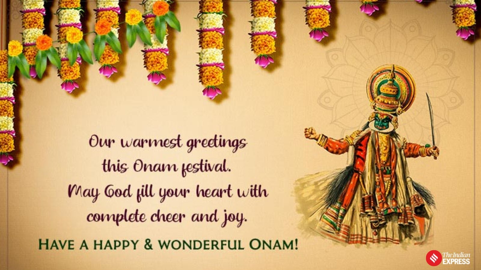 Wishing you a bumper harvest of happiness this Onam!