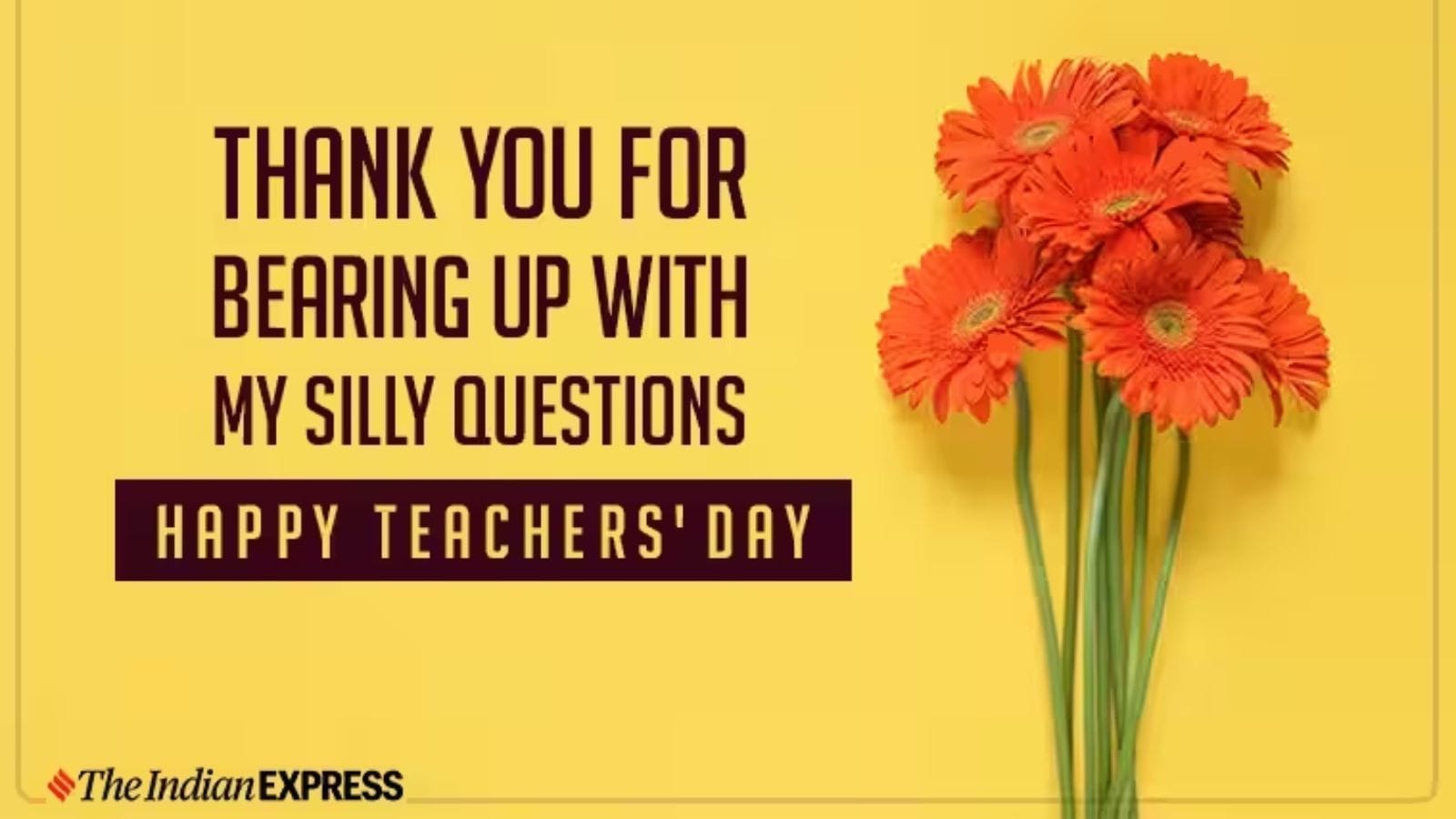 On this Teachers’ Day, I extend my deepest gratitude for your invaluable contribution to education and society.