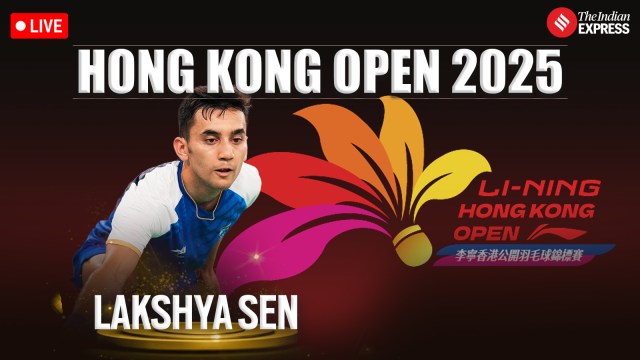 Lakshya Sen Live, Hong Kong Open 500: Catch star Indian shuttler Lakshya Sen in action in the Hong Kong Open final.