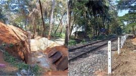 Hospet-Vasco double tracking project express file photo Goa railway double tracking project, Hospet-Vasco railway line, coal transportation Goa, Goa government clarification coal,