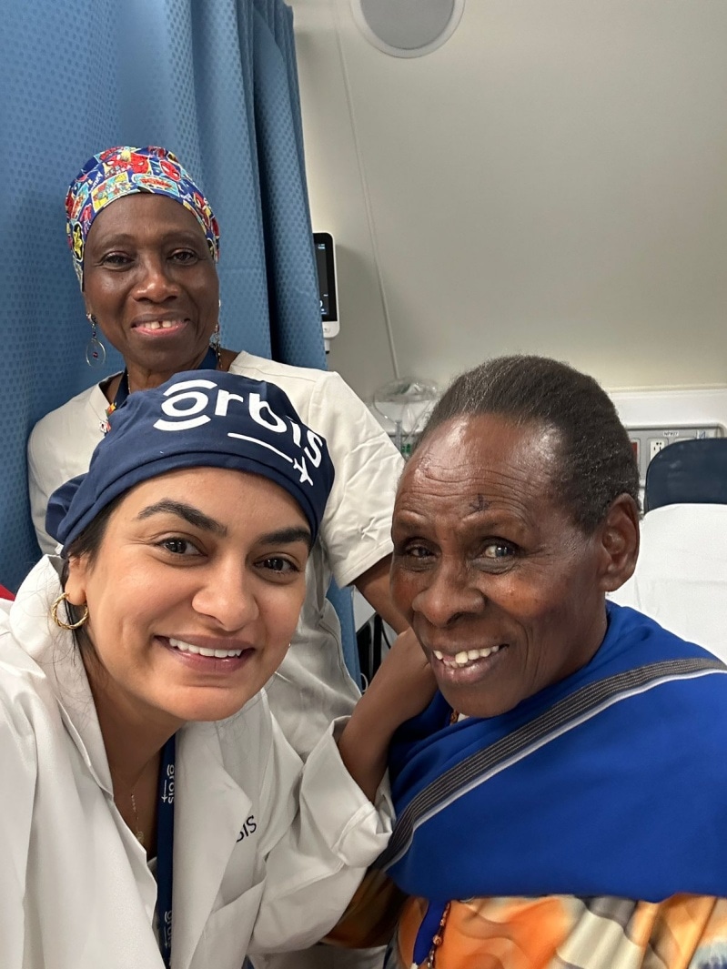 While operating in a new environment is a challenge, the surgeon said that the positive mindset at Orbis made it easier to manage.