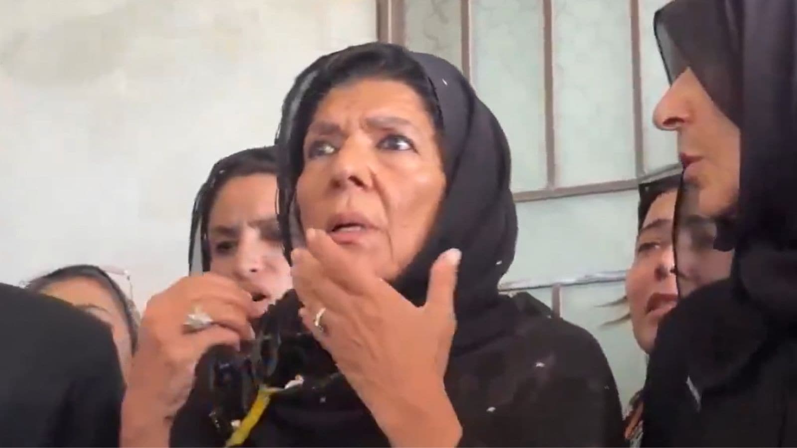 Watch: Egg hurled at Imran Khan’s sister outside jail in Pakistan for ‘not answering questions’