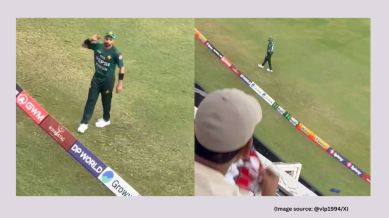 India successfully chased down a target of 172 runs. Abhishek Sharma led the charge with 74 off just 39 deliveries, smashing six fours and five sixes (Image source: @vlp1994/X)