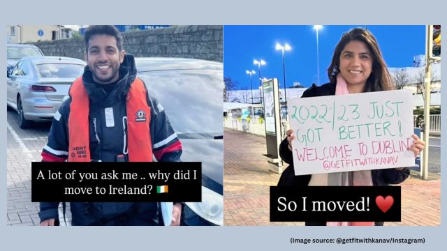 In a touching anniversary post, the man revealed that he moved from India to Dublin, Ireland, to support his wife's career (Image source: @getfitwithkanav/Instagram)