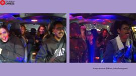 Indian Uber driver in canada turns his cab into Mini Coachella on Wheels