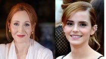 Emma Watson versus J K Rowling: The architect of Harry Potter, J K Rowling, and one of its most beloved stars, Emma Watson (Hermione Granger), now find themselves on opposite sides. (Source: J K Rowling/Facebook & Wikimedia Commons)