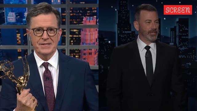 Jimmy Kimmel and Stephen Colbert