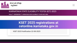 KSET 2025 registrations cetonline.karnataka.gov.in