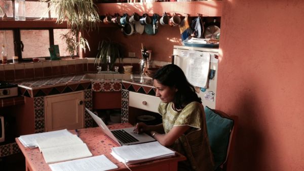 Kiran Desai in Mexico in the early years of writing <em>The Loneliness of Sonia and Sunny