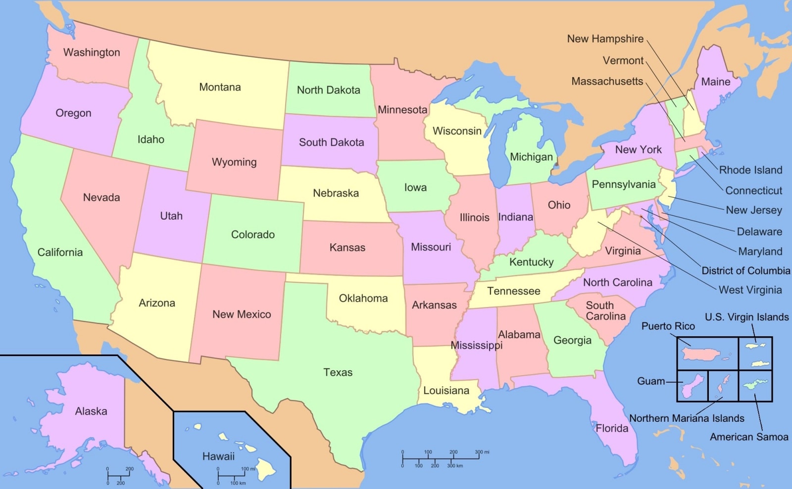 US map