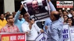 Home buyers of Geetanjali Infratech, a company owned by Mehul Choksi of the PNB Scam fame protesting at Borivali east for delay in possession in Mumbai. Express photo by Kevin DSouza, Mumbai 23-06-2018. *** Local Caption *** Home buyers of Geetanjali Infratech, a company owned by Mehul Choksi of the PNB Scam fame protesting at Borivali east for delay in possession in Mumbai.