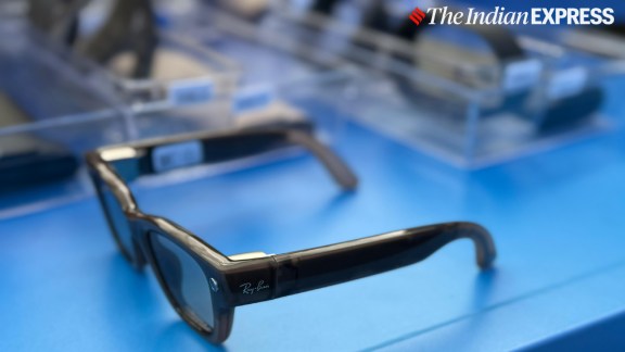 Experimental smart glasses could periodically capture images and audio to help Meta AI understand a user's environment. (Express Image)