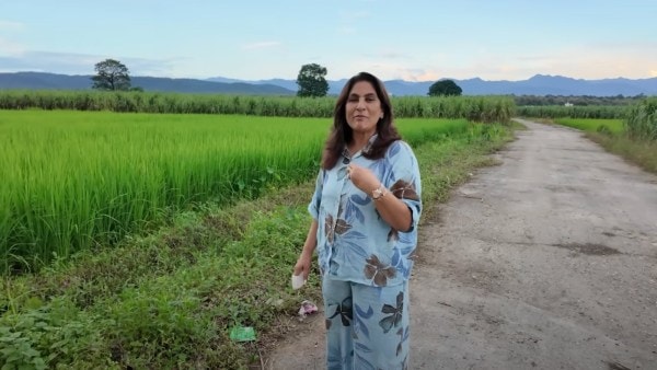 داخل قرية Archana Puran Singh's Dehradun. (الموافقة المسبقة عن علم: Archana/YT)