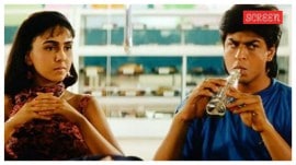 Suchitra Krishnamoorthi and Shah Rukh Khan in Kabhi Haan Kabhi Naa.