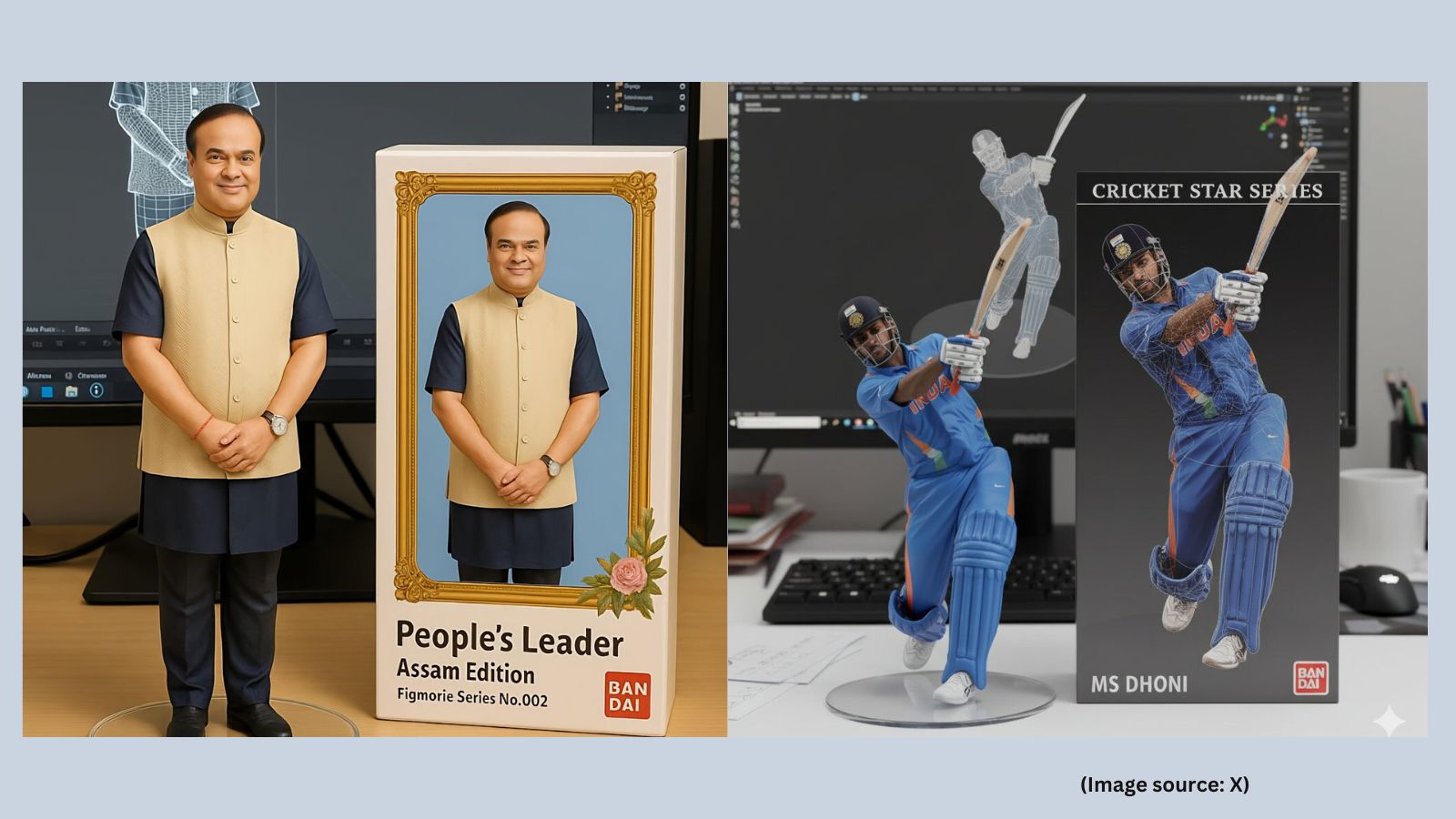 With just a photo and a short text prompt, users can generate stunning, professional-looking 3D figurines in seconds (Image source: X)