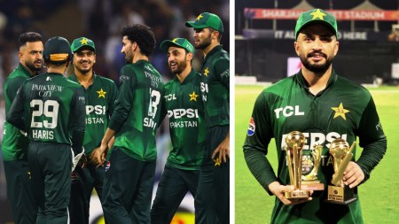 Mohammad Nawaz became the Pakistan bowler to record a T20I hat-trick. (Photo: X)