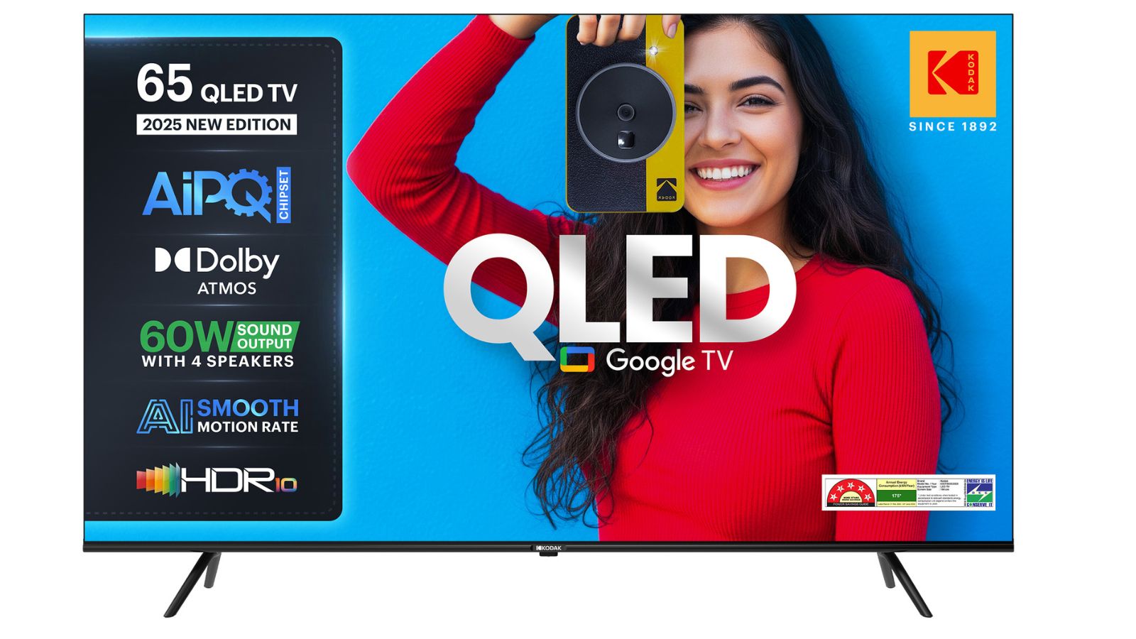 Kodak Launches New QLED Google TVs in India