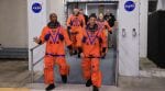 Artemis II Crew Train for Night Launch Scenarios at Kennedy Space Center
