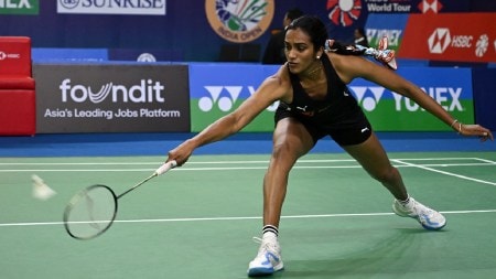Sindhu went down against Denmark's Line Christophersen in three games in the opening round of Hong Kong Open Super 500. (File/BAI)