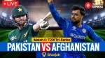 Pakistan vs Afghanistan LIVE Cricket Score