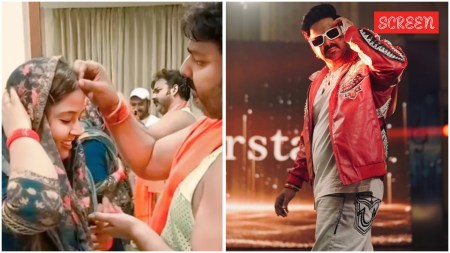 Pawan Singh with second wife Jyoti