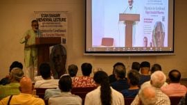 Organised by over 55 civil society groups, the event drew both in-person and virtual audiences and paid tribute to the late Jesuit priest and tribal rights activist Stan Swamy