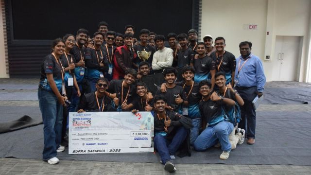 Amidst this tough field, PVG’s College of Engineering, Technology and Management (COETM), Pune, raced ahead with their 390cc engine.