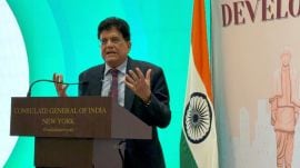 Piyush Goyal in NYC