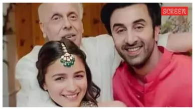 Alia Bhatt, Ranbir Kapoor and Mahesh Bhatt.