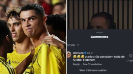 Cristiano Ronaldo slammed the critics of his Al-Nassr and Portugual teammate Joao Felix through social media. (Reuters/Instagram)
