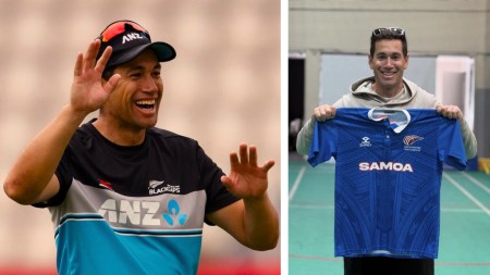 Former New Zealand international Ross Taylor is set to play for Samoa. (Reuters/Instagram)