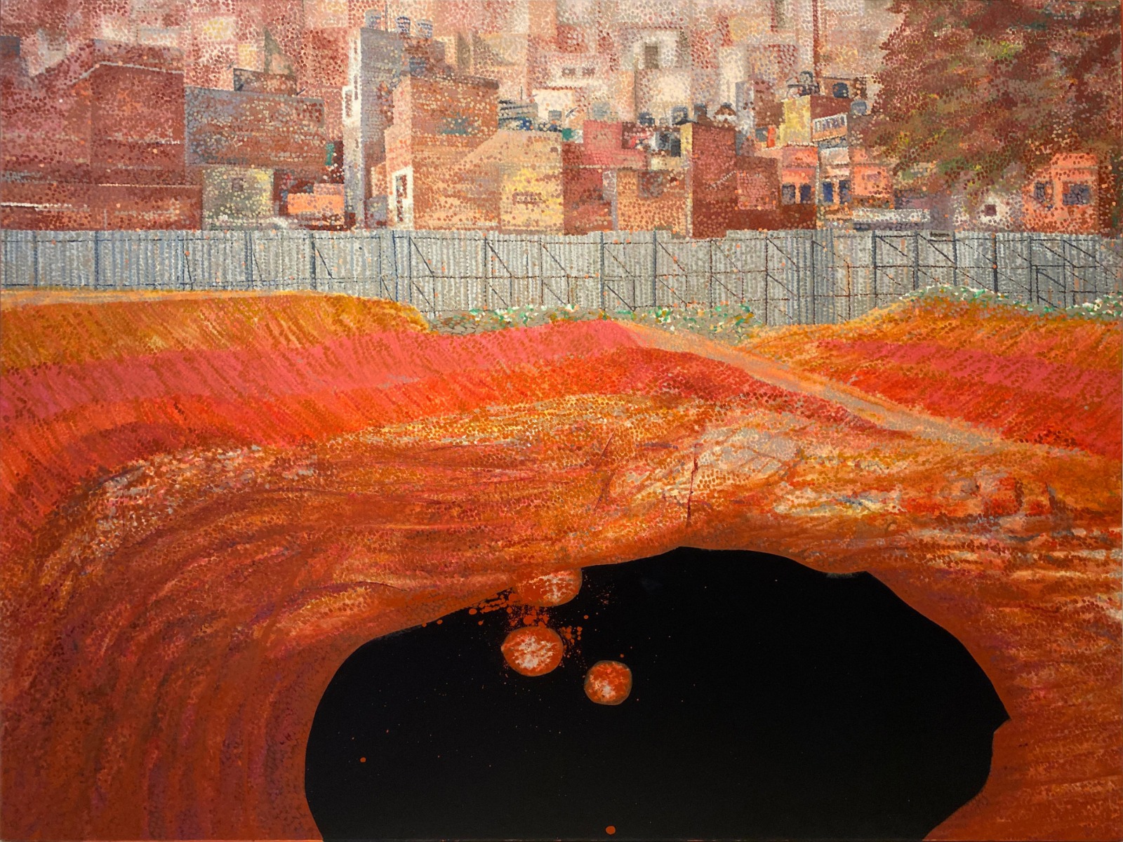 Sataha (Surface)’ suggests how often slums are eaten up by a city’s plan for renewal