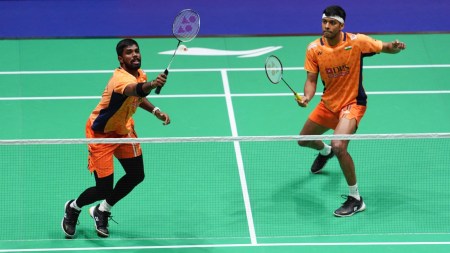 Satwik-Chirag beat Malaysian duo of Junaidi Arif and Roy King Yap to reach Hong Kong Open semifinal. (BWF/BadmintonPhoto)