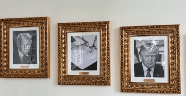 Trump adds Presidential Walk of Fame to the White House, displays auto-pen instead of Biden’s portrait