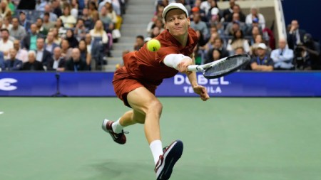 Coach Gilbert also said he felt that Jannik Sinner wasn’t a finished product yet. (AP)