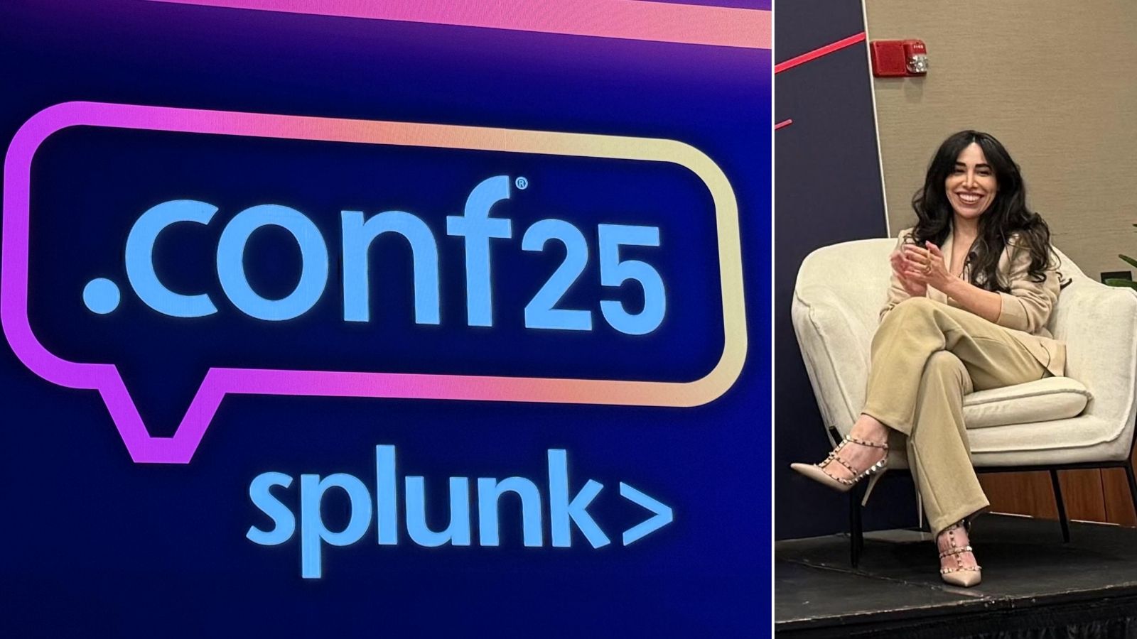 Mimi Shalash, observability advisor at Splunk, says AI agents offer huge potential - but only if enterprises can monitor and control them effectively. (Image: Anuj Bhatia/The Indian Express)