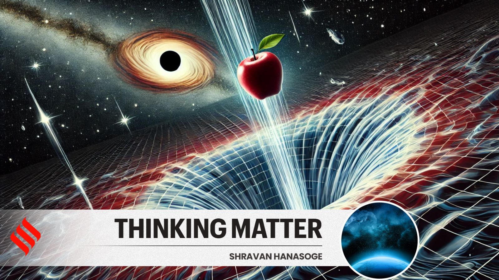 Einstein’s general theory of relativity replaced Newton’s force of gravity with the curvature of spacetime, a radical idea still shaping modern physics. (AI-generated image