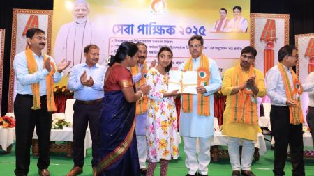 CM Saha said the state provides a total of 30 different types of social pensions, whose annual expenditure is around Rs 343.52 crore. (X/@DrManikSaha2)