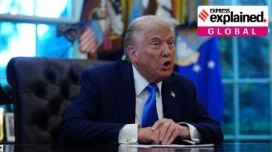 h1-b visa announcement: Donald Trump addressing reporters in the Oval Office