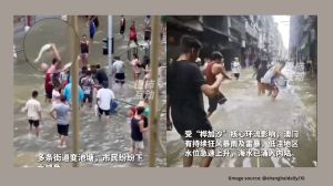 A deluge of videos capturing the destruction triggered by Super Typhoon Ragasa continues to dominate the Internet (Image source: @shanghaidaily/X)