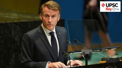 UNGA, France, UPSC key, Palestine