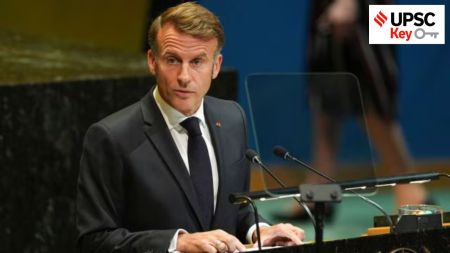 UNGA, France, UPSC key, Palestine