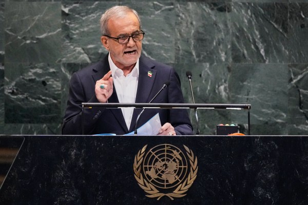 Iranian President Masoud Pezeshkian