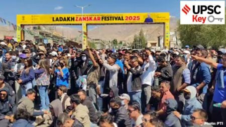 UPSC Key: Ladakh protests, Climate action plan, and Super Typhoon Ragasa