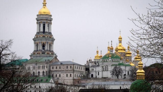The Monastery of the Caves, also known as Kyiv-Pechersk Lavra, one of the holiest sites of Eastern Orthodox Christians, in Kyiv, Ukraine. (AP Photo/Efrem Lukatsky, File)