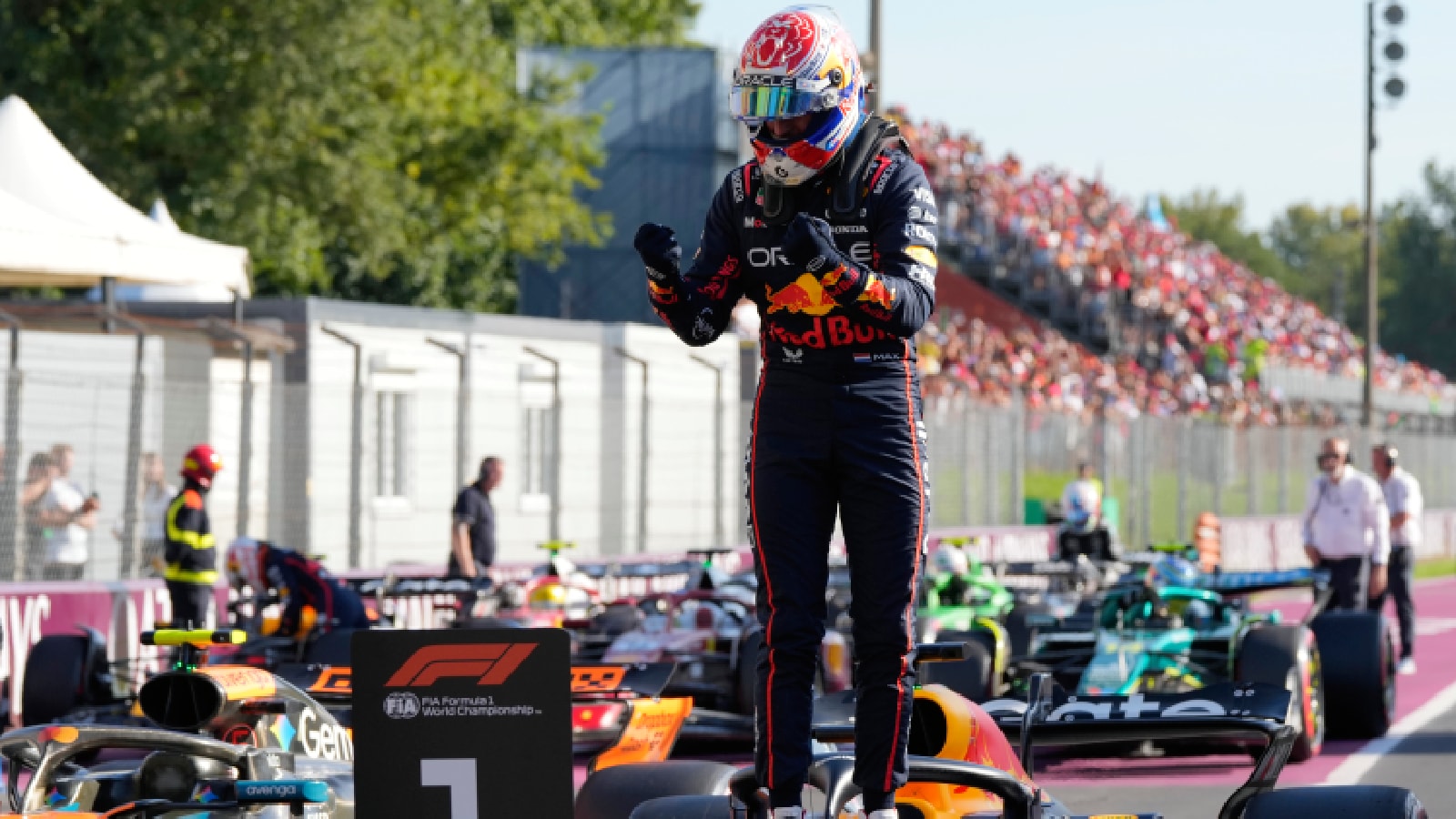 Fastest lap in F1 history sees Max Verstappen take pole for Italian GP ahead of Norris and Piastri