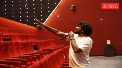 Vignesh Shivan on the sets of Love Insurance Kompany